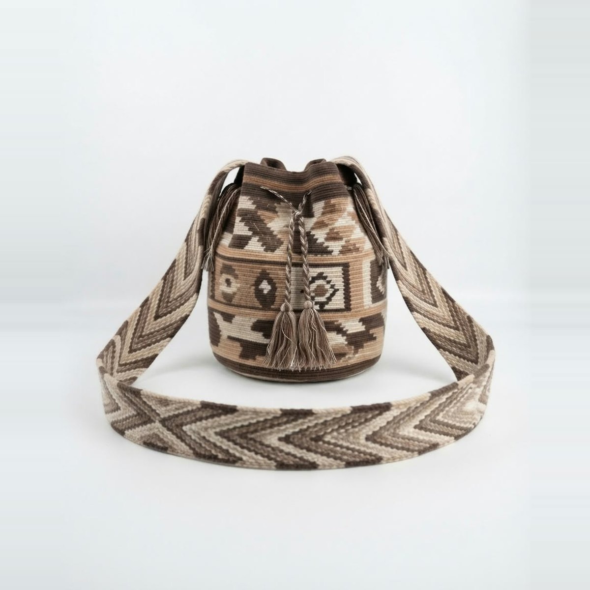 Mocha & Hazel Wayuu Bag