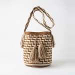 Caramel & Ivory Wayuu Bag