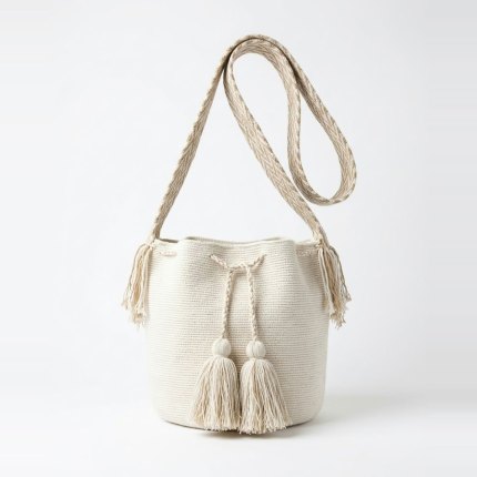 Ivory & Sand Wayuu Bag