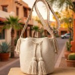 Ivory & Sand Wayuu Bag - view 5